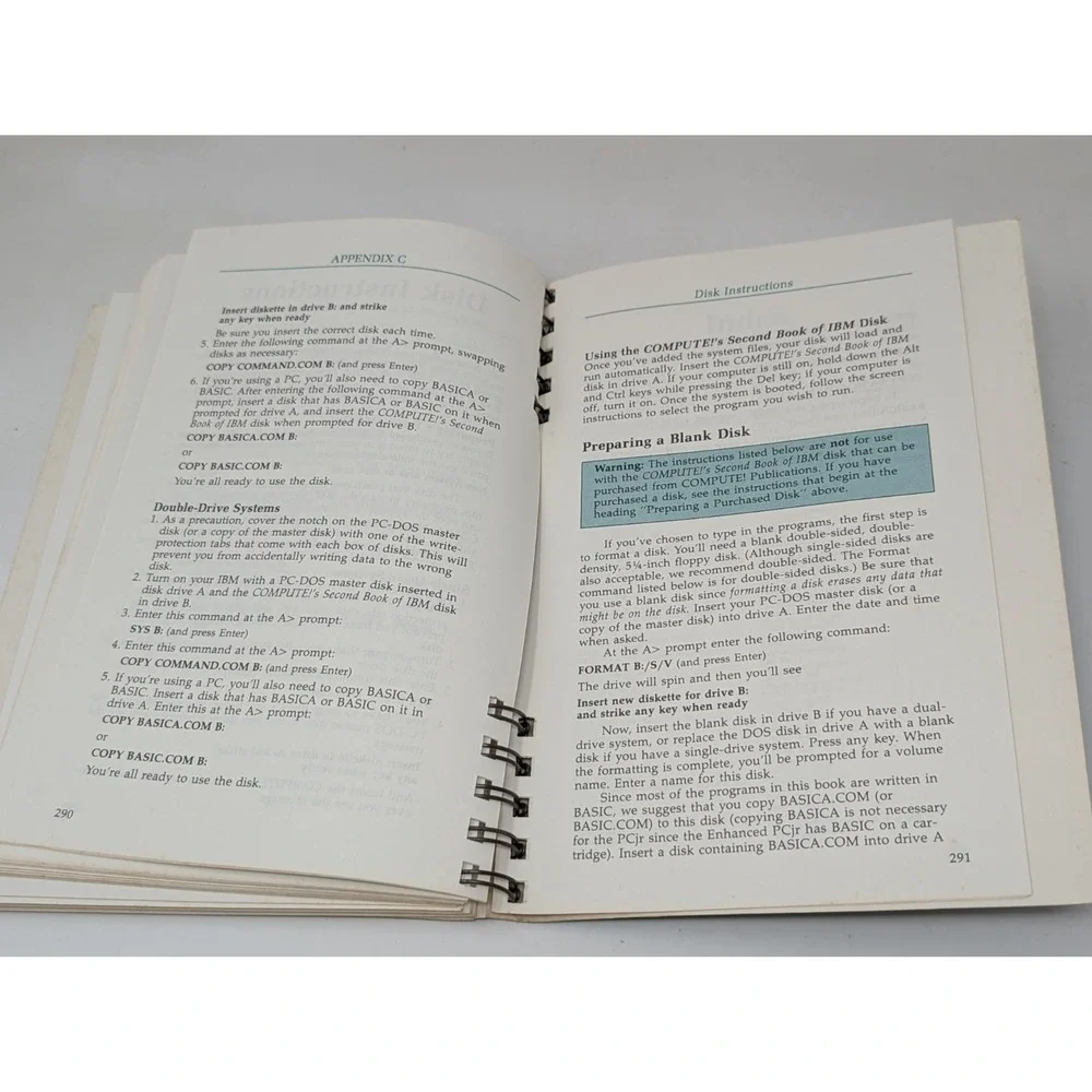 Second Book OF IBM by Compute Publishing Programming Games PC Computer Book VTG